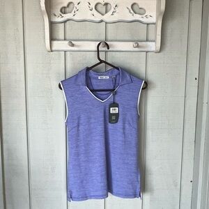 𝅺nwt Bermuda Sands Tennis/Golf purple performance top